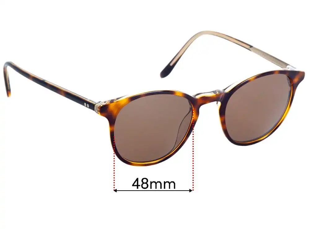 Sunglass Fix Lentilles de Remplacement pour Bailey Nelson Palmer - 48mm Wide Sunglass Fix Lentilles de Remplacement pour Bailey Nelson Palmer - 48mm Wide