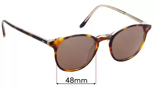 Sunglass Fix Lentilles de Remplacement pour Bailey Nelson Palmer - 48mm Wide Bailey Nelson Palmer Lentilles de Remplacement 48mm wide