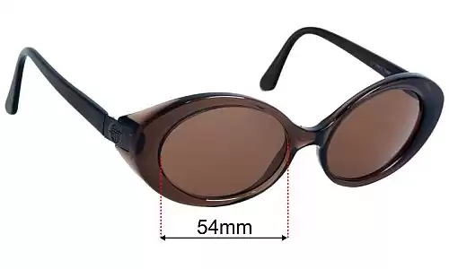 Sunglass Fix Lentilles de Remplacement pour Sergio Tacchini ST 1548-S - 54mm Wide Sergio Tacchini ST 1548-S Lentilles de Remplacement 54mm wide