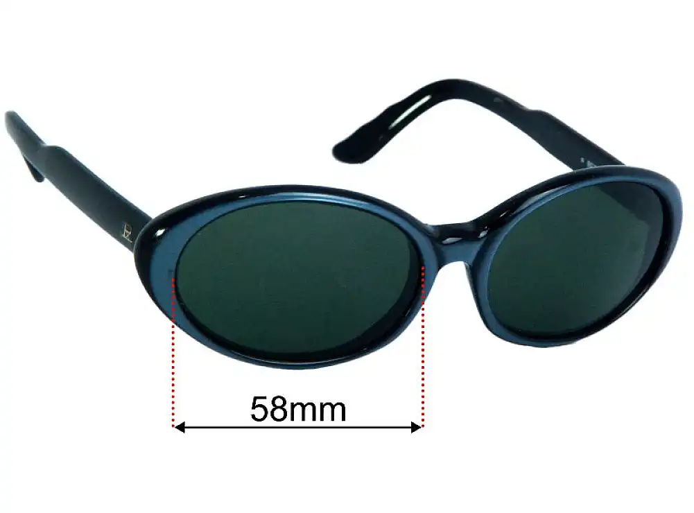 Sunglass Fix Lentilles de Remplacement pour Vuarnet REF074 - 58mm Wide Sunglass Fix Lentilles de Remplacement pour Vuarnet REF074 - 58mm Wide