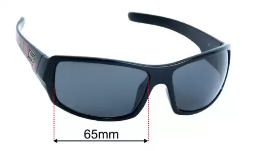 Sunglass Fix Lentilles de Remplacement pour Dirty Dog Bubba - 65mm Wide Dirty Dog Bubba Lentilles de Remplacement 65mm wide