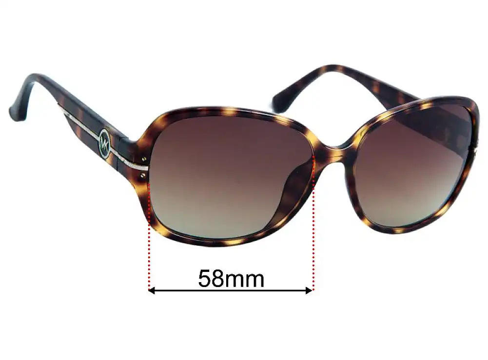 Sunglass Fix Lentilles de Remplacement pour Michael Kors M2857S Mackenzie - 58mm Wide Sunglass Fix Lentilles de Remplacement pour Michael Kors M2857S Mackenzie - 58mm Wide