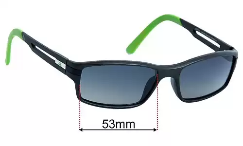 Sunglass Fix Replacement Lenses for Quiksilver QS Tech 02 - 57mm Wide Sunglass Fix Replacement Lenses Quiksilver QS Tech 02 - 57mm Wide
