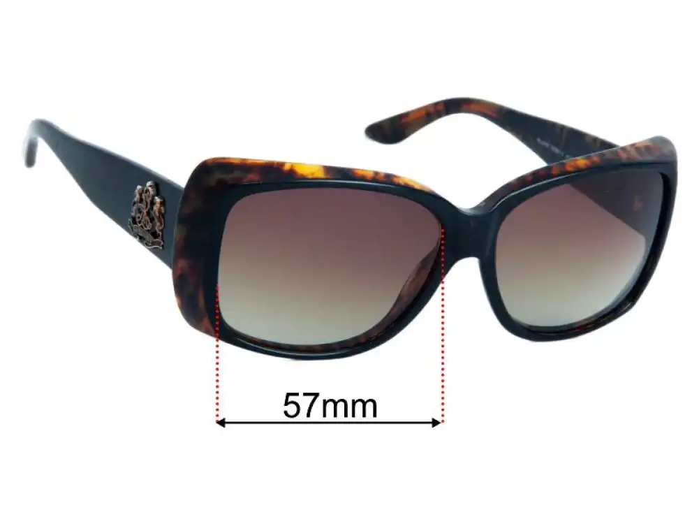 Sunglass Fix Lentilles de Remplacement pour Polo RL 8080 - 57mm Wide Sunglass Fix Lentilles de Remplacement pour Polo RL 8080 - 57mm Wide