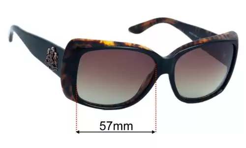 Sunglass Fix Lentilles de Remplacement pour Polo RL 8080 - 57mm Wide Polo RL 8080 Lentilles de Remplacement 57mm wide