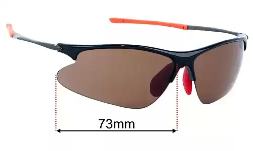 Sunglass Fix Verres de Remplacement pour Jetblack Svelto - 73mm Wide Jetblack Svelto Verres de Remplacement 73mm wide