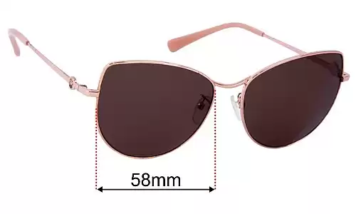 Sunglass Fix Replacement Lenses for Michael Kors MK1062 La Paz - 58mm Wide Michael Kors MK1062 La Paz Replacement Lenses 58mm Wide