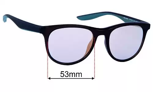 Sunglass Fix Lentilles de Remplacement pour Nike Wave - 53mm Wide Nike Wave Lentilles de Remplacement 53mm wide