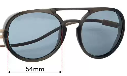 Sunglass Fix Lentilles de Remplacement pour Ombraz Dolomite (small) - 54mm Wide Ombraz Dolomite (small) Lentilles de Remplacement 54mm wide