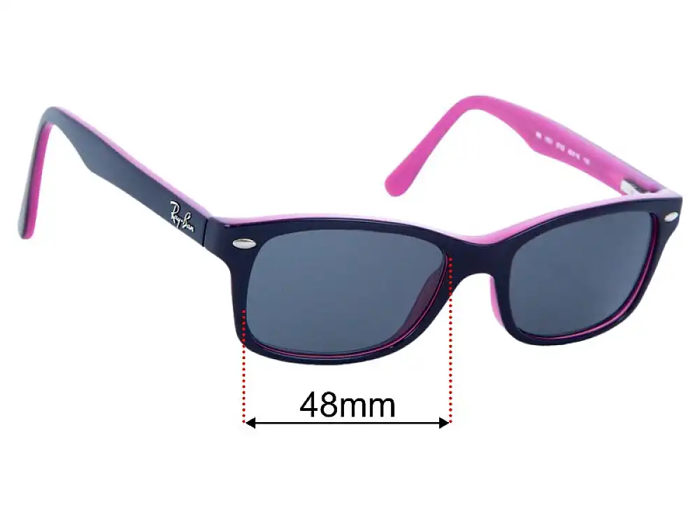 Sunglass Fix Lentilles de Remplacement pour Ray-Ban RB1531 Optics Kids - 48mm Wide Sunglass Fix Lentilles de Remplacement pour Ray-Ban RB1531 Optics Kids - 48mm Wide
