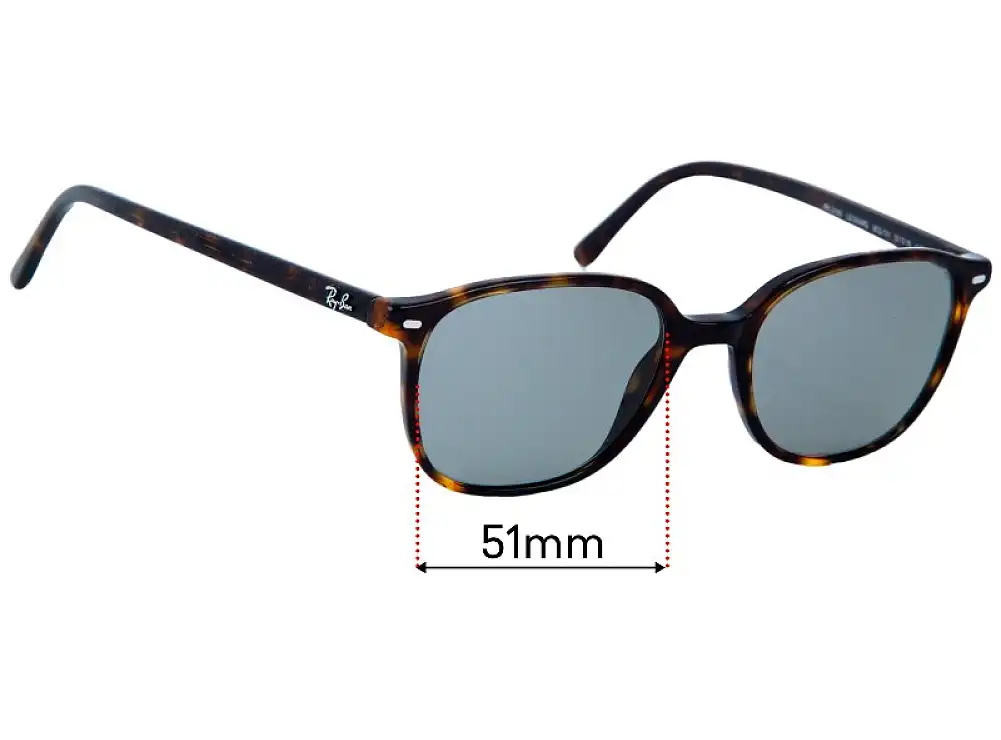 Sunglass Fix Lentilles de Remplacement pour Ray-Ban RB2193 Leonard - 51mm Wide Sunglass Fix Lentilles de Remplacement pour Ray-Ban RB2193 Leonard - 51mm Wide