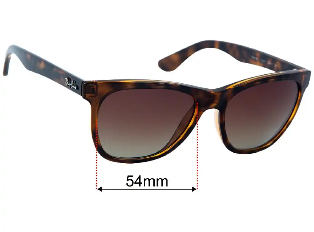 Sunglass Fix Lentilles de Remplacement pour Ray Ban RB4181 - 54mm Wide Sunglass Fix Lentilles de Remplacement pour Ray Ban RB4181 - 54mm Wide