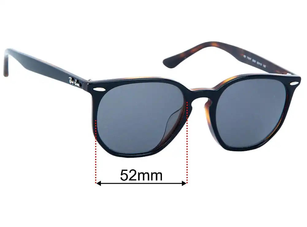 Sunglass Fix Lentilles de Remplacement pour Ray-Ban RB7151F - 52mm Wide Sunglass Fix Lentilles de Remplacement pour Ray-Ban RB7151F - 52mm Wide