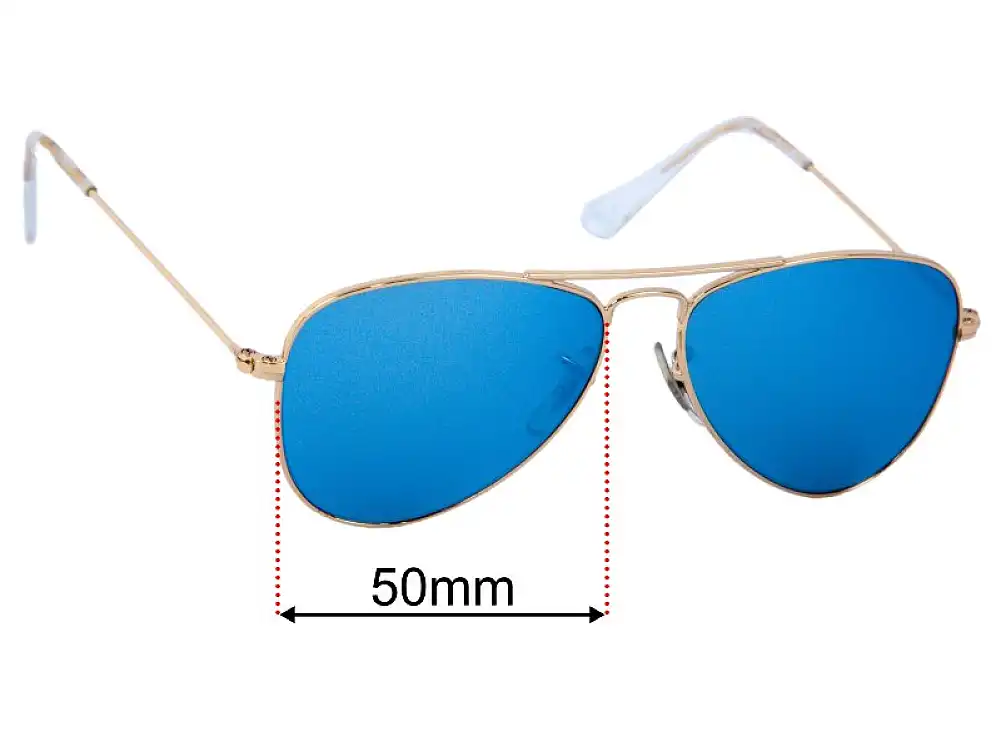 Sunglass Fix Lentilles de Remplacement pour Ray-Ban RJ9506-S - 50mm Wide Sunglass Fix Lentilles de Remplacement pour Ray-Ban RJ9506-S - 50mm Wide