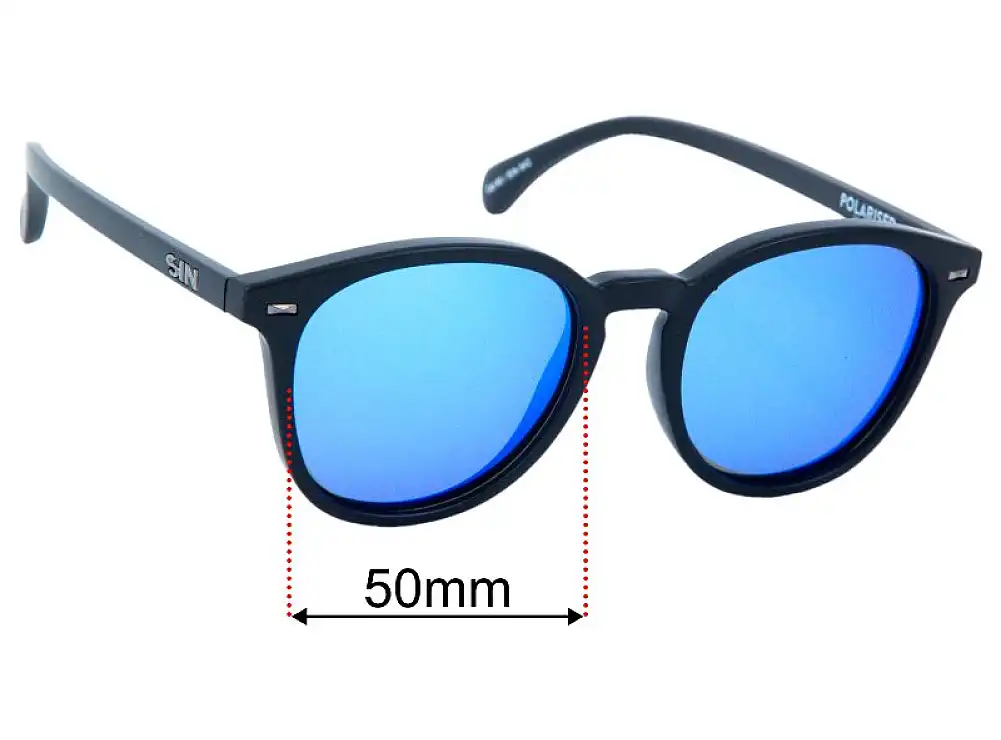 Sunglass Fix Lentilles de Remplacement pour Sin Risky Business - 51mm Wide Sunglass Fix Lentilles de Remplacement pour Sin Risky Business - 51mm Wide