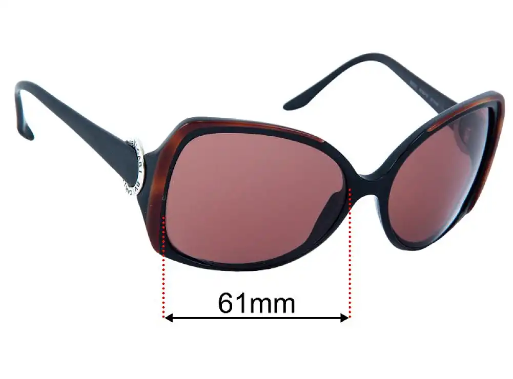 Sunglass Fix Lentilles de Remplacement pour Bvlgari 8035 - 61mm Wide Sunglass Fix Lentilles de Remplacement pour Bvlgari 8035 - 61mm Wide