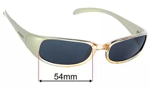 Sunglass Fix Lentilles de Remplacement pour Mako 9430 - 54mm Wide Mako 9430 Lentilles de Remplacement 54mm wide