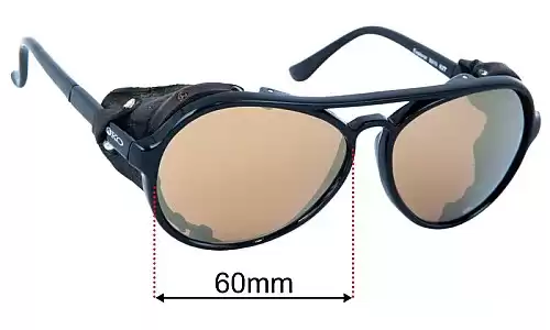 Sunglass Fix Lentilles de Remplacement pour Mako Explorer - 60mm Wide Mako Explorer Lentilles de Remplacement 60mm wide