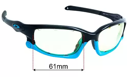 Sunglass Fix Lentilles de Remplacement pour Oakley Split Jacket OO9099 Vented - 61mm Wide Oakley Split Jacket OO9099 Vented Lentilles de Remplacement 61mm wide