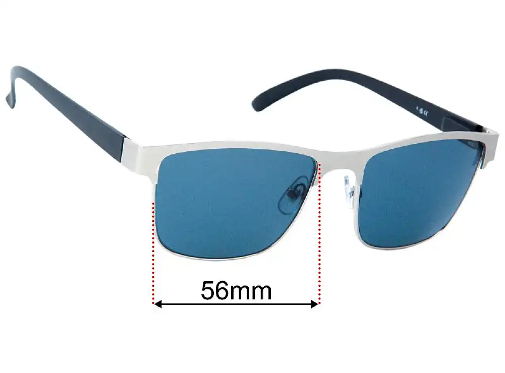 Sunglass Fix Lentilles de Remplacement pour Next C69-089 - 56mm Wide Sunglass Fix Lentilles de Remplacement pour Next C69-089 - 56mm Wide