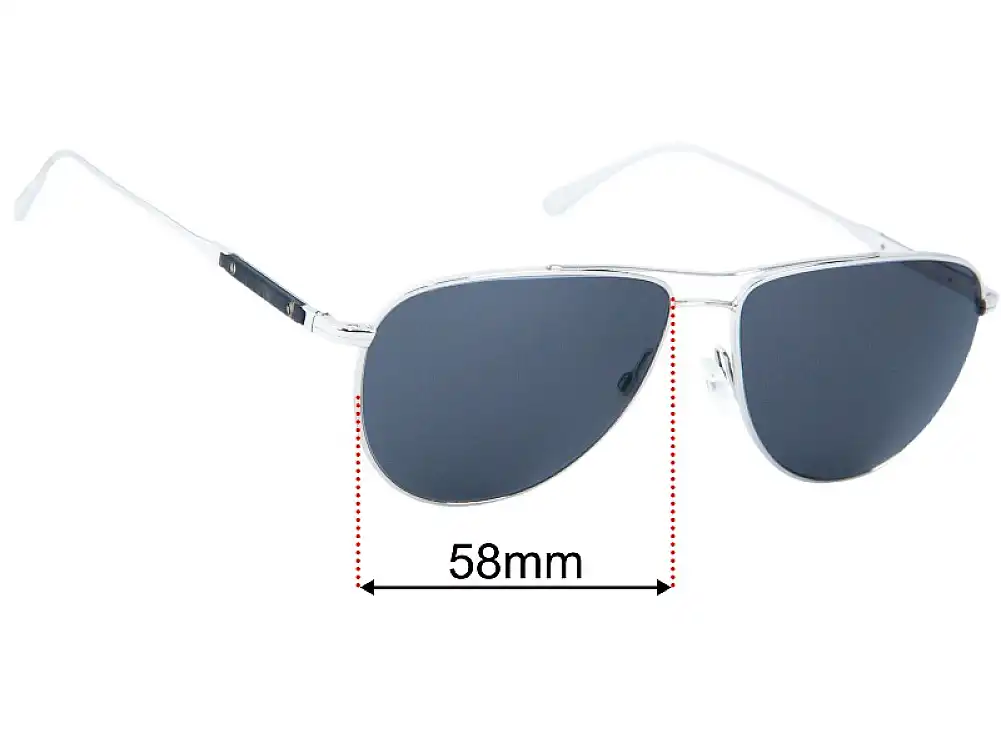 Oliver Peoples OV1301S Disoriano Replacement Lenses 58mm Oliver Peoples OV1301S Disoriano Replacement Lenses 58mm