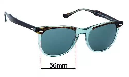 Sunglass Fix Lentilles de Remplacement pour Ray-Ban RB2398 Eagleeye - 56mm Wide Ray-Ban RB2398 Eagleeye Lentilles de Remplacement 56mm wide