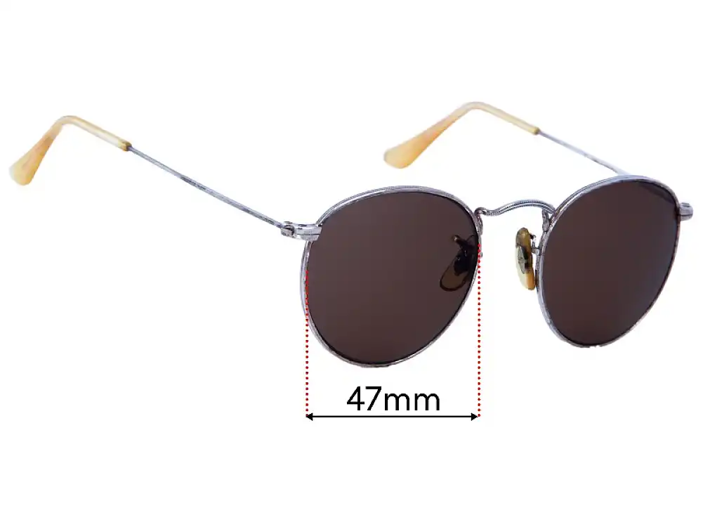 Sunglass Fix Replacement Lenses for Ray Ban B&L W2246 Yoaw - 47mm Wide Sunglass Fix Replacement Lenses for Ray Ban B&L W2246 Yoaw - 47mm Wide