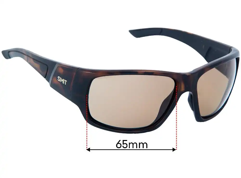 Sunglass Fix Lentilles de Remplacement pour Smith Dragstrip/N - 66mm Wide Sunglass Fix Lentilles de Remplacement pour Smith Dragstrip/N - 66mm Wide