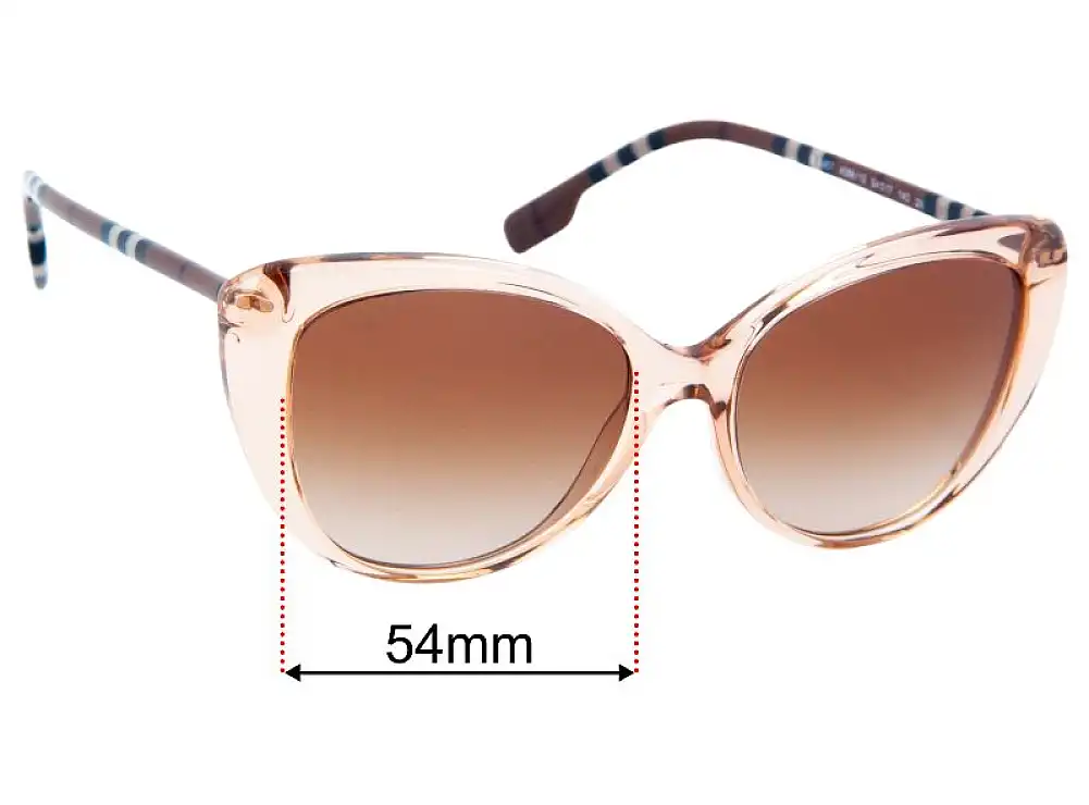 Sunglass Fix Lentilles de Remplacement pour Burberry B 4407 - 54mm Wide Sunglass Fix Lentilles de Remplacement pour Burberry B 4407 - 54mm Wide