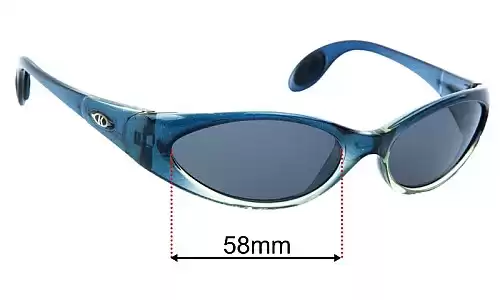 Sunglass Fix Replacement Lenses for Killer Loop KL4104 - 58mm Wide Killer Loop KL4104 Replacement Lenses 58mm wide
