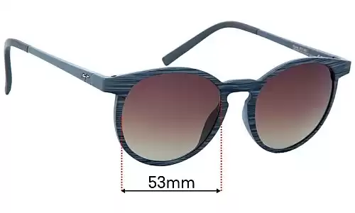 Sunglass Fix Lentilles de Remplacement pour Maui Jim Mj809 Kiawe - 53mm Wide Maui Jim Mj809 Kiawe Lentilles de Remplacement 53mm wide