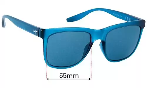 Sunglass Fix Replacement Lenses for Maui Jim 602 Pehu - 55mm Wide Sunglass Fix Replacement Lenses Maui Jim 602 Pehu - 55mm Wide