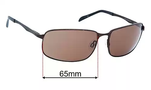 Sunglass Fix Replacement Lenses for Serengeti Wanamaker 65mm Serengeti Wanamaker Replacement Lenses 65mm wide