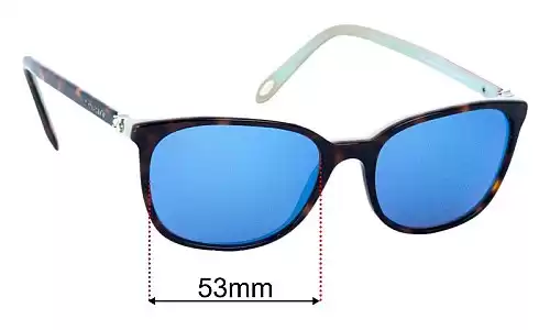 Sunglass Fix Replacement Lenses for Tiffany & Co TF 2109-H-B 53mm Wide Tiffany & Co TF 2109-H-B Replacement Lenses 53mm