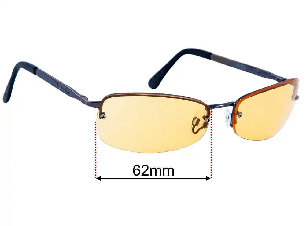 Sunglass Fix Lentilles de Remplacement pour Dirty Dog Spike - 62mm Wide Sunglass Fix Lentilles de Remplacement pour Dirty Dog Spike - 62mm Wide