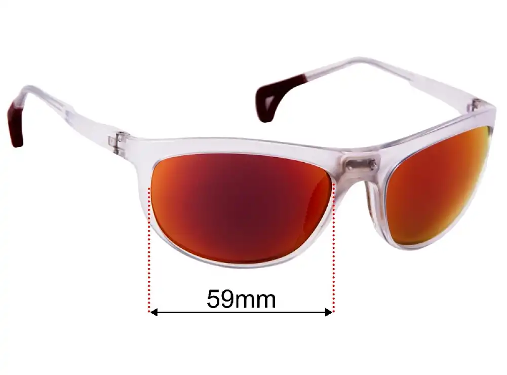 Sunglass Fix Lentilles de Remplacement pour District Vision Takeyoshi - 59mm Wide Sunglass Fix Lentilles de Remplacement pour District Vision Takeyoshi - 59mm Wide