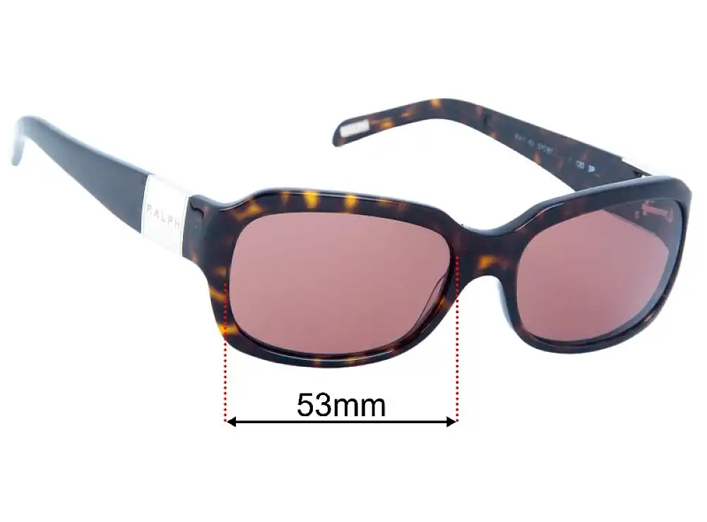 Sunglass Fix Lentilles de Remplacement pour Ralph Lauren RA 5049 - 54mm Wide Sunglass Fix Lentilles de Remplacement pour Ralph Lauren RA 5049 - 54mm Wide
