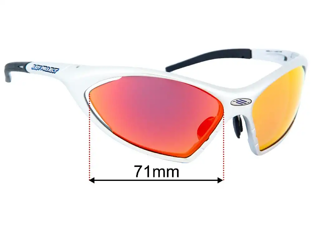 Sunglass Fix Lentilles de Remplacement pour Rudy Project Ekynox SX (Large) - 71mm Wide Sunglass Fix Lentilles de Remplacement pour Rudy Project Ekynox SX (Large) - 71mm Wide