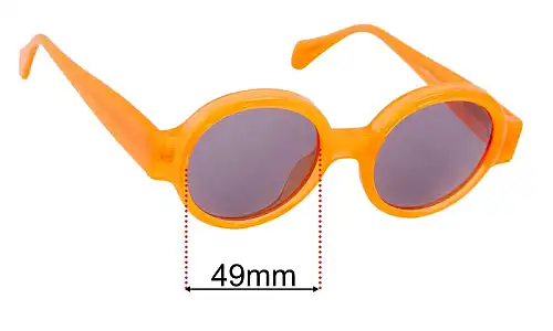 Sunglass Fix Lentilles de Remplacement pour Vooglam Elefteria - 49mm Wide Vooglam Elefteria Lentilles de Remplacement 49mm wide