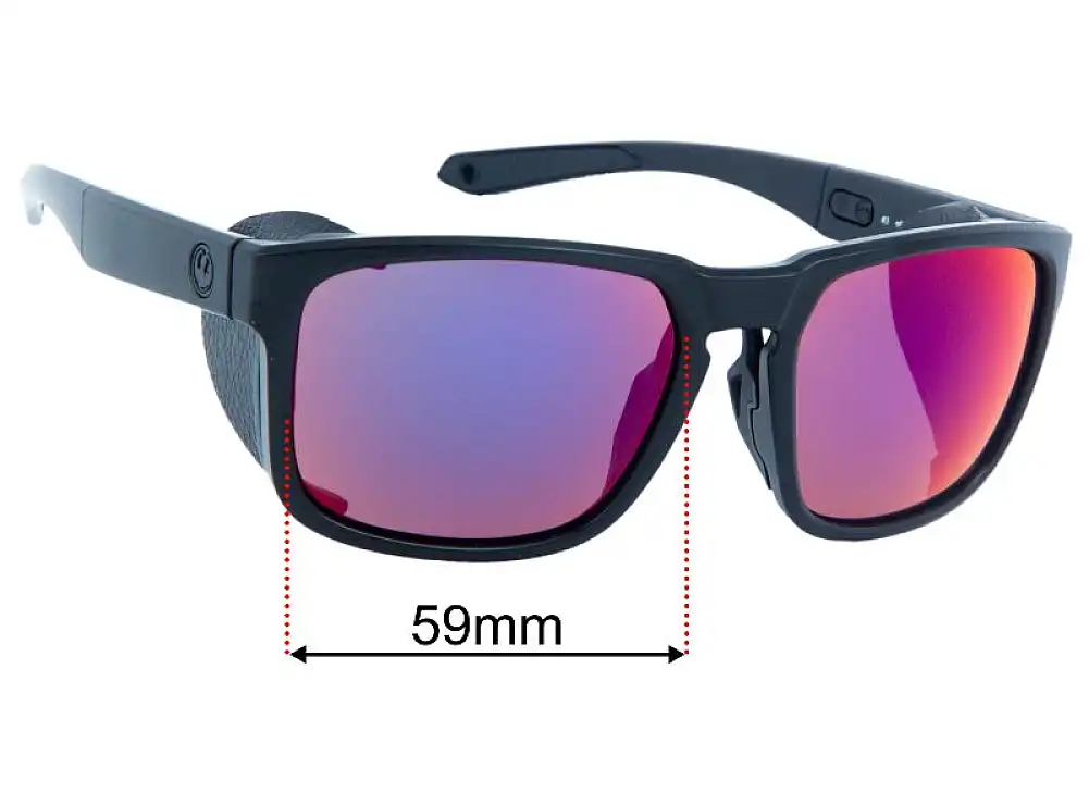 Sunglass Fix Lentilles de Remplacement pour Dragon Latitude X - 59mm Wide Sunglass Fix Lentilles de Remplacement pour Dragon Latitude X - 59mm Wide