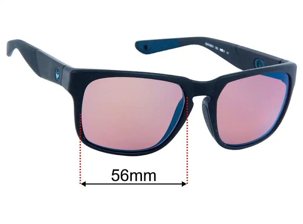 Sunglass Fix Lentilles de Remplacement pour Dragon Seafarerx - 56mm Wide Sunglass Fix Lentilles de Remplacement pour Dragon Seafarerx - 56mm Wide