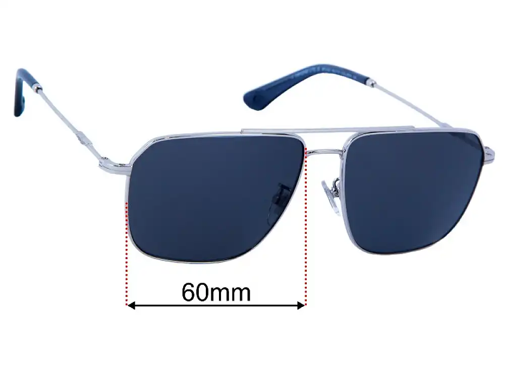 Sunglass Fix Lentilles de Remplacement pour Police Origins Lite 20 SPLN32 - 60mm Wide Sunglass Fix Lentilles de Remplacement pour Police Origins Lite 20 SPLN32 - 60mm Wide