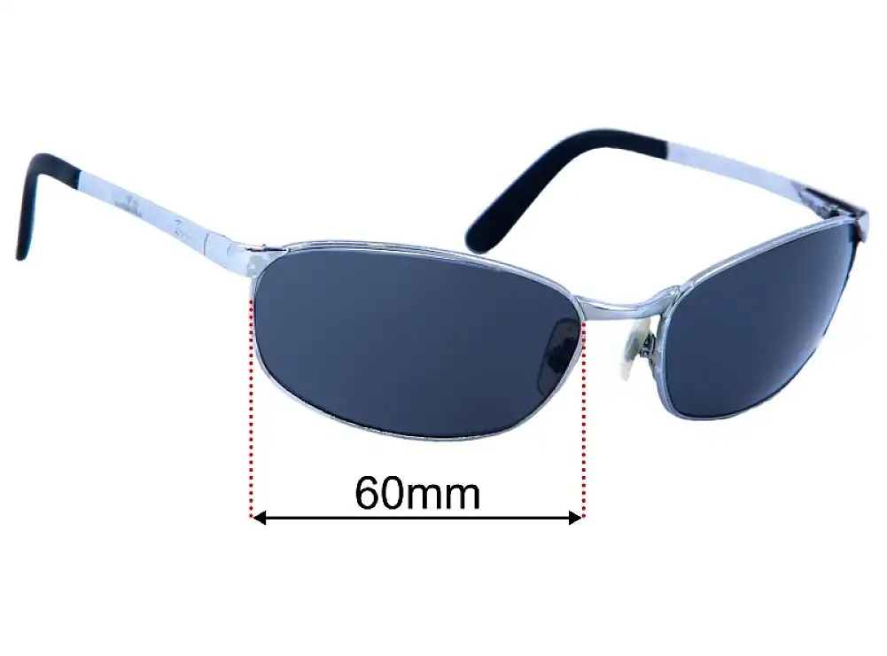 Sunglass Fix Lentilles de Remplacement pour Ray-Ban RB3175 Flight - 60mm Wide Sunglass Fix Lentilles de Remplacement pour Ray-Ban RB3175 Flight - 60mm Wide