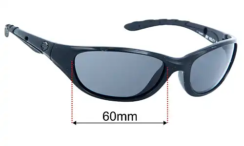 Sunglass Fix Lentilles de Remplacement pour Wiley X Wiley X Airrage - 60mm Wide Wiley X Wiley X Airrage Lentilles de Remplacement 60mm wide