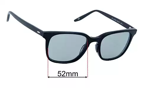 Sunglass Fix Replacement Lenses for Barton Perreira 007 Joe 52mm Barton Perreira 007 Joe Replacement Lenses 52mm wide