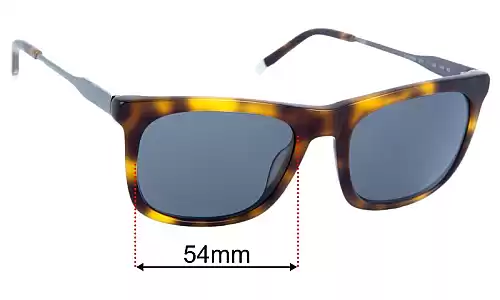 Sunglass Fix Lentilles de Remplacement pour Calvin Klein CK4319S - 54mm Wide Calvin Klein CK4319S Lentilles de Remplacement 54mm wide