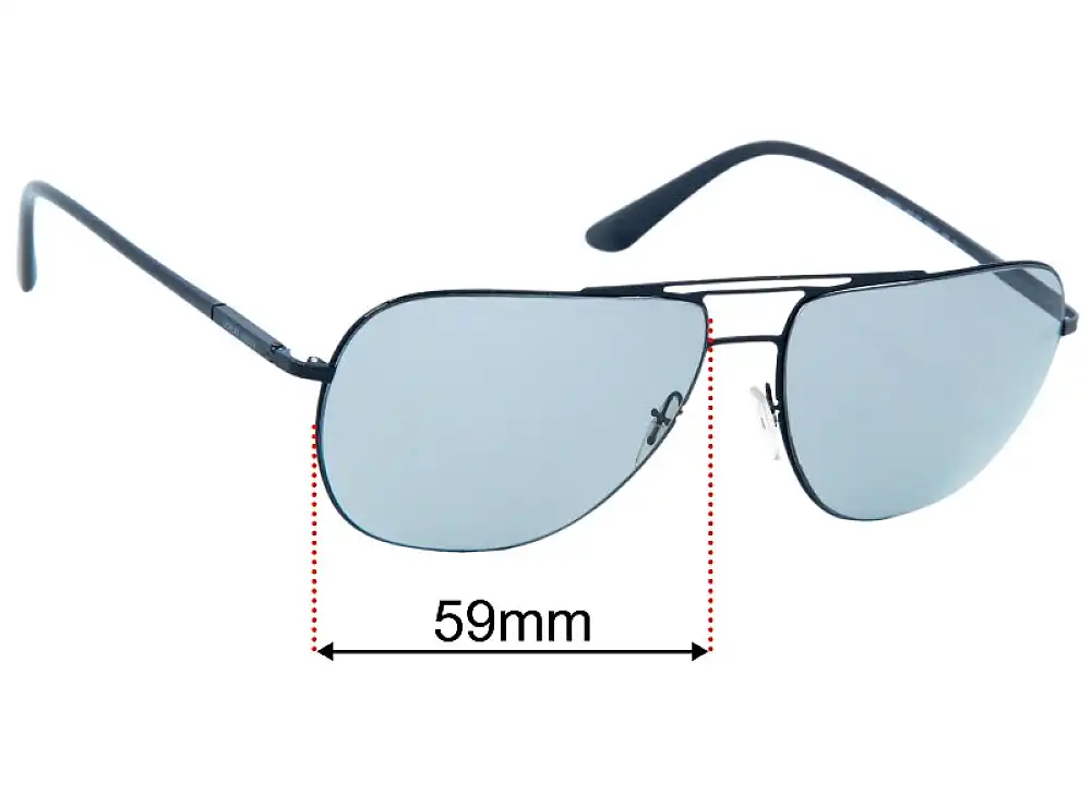 Sunglass Fix Replacement Lenses for Giorgio Armani AR 6060 59mm Sunglass Fix Replacement Lenses for Giorgio Armani AR 6060 59mm