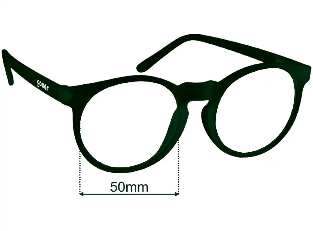 Sunglass Fix Lentilles de Remplacement pour Goodr I Have These On Vinyl Too - 50mm Wide Sunglass Fix Lentilles de Remplacement pour Goodr I Have These On Vinyl Too - 50mm Wide