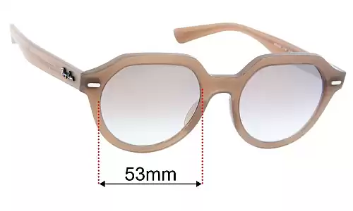 Sunglass Fix Lentilles de Remplacement pour Ray-Ban RB4399 Gina - 53mm Wide Ray-Ban RB4399 Gina Lentilles de Remplacement 53mm wide