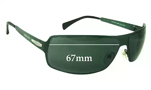 Sunglass Fix Lentilles de Remplacement pour Giorgio Armani GA 747/S - 67mm Wide Giorgio Armani GA 747/S Lentilles de Remplacement 67mm wide